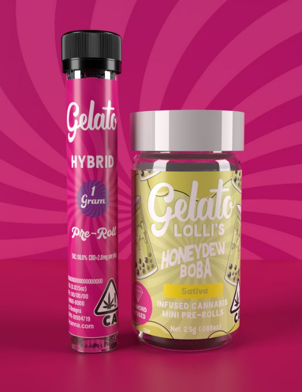 Photograph of product: GELATO - PREROLL - - Oui'd - PAPAYA