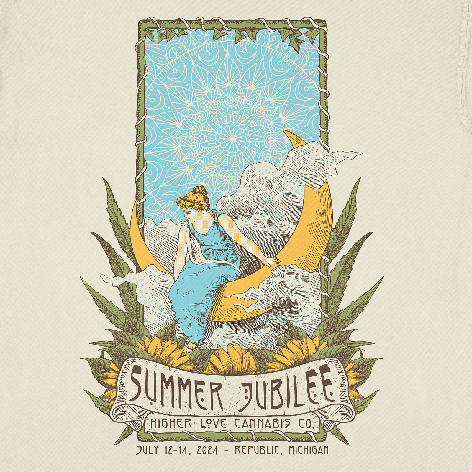 Photograph of product: Summer Jubilee 2025 Tee - Ivory (2XL)