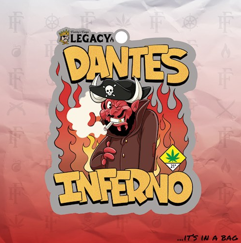 Photograph of product: Freddy's Fuego - Dante's Inferno - Flagship Flower - 3.5g