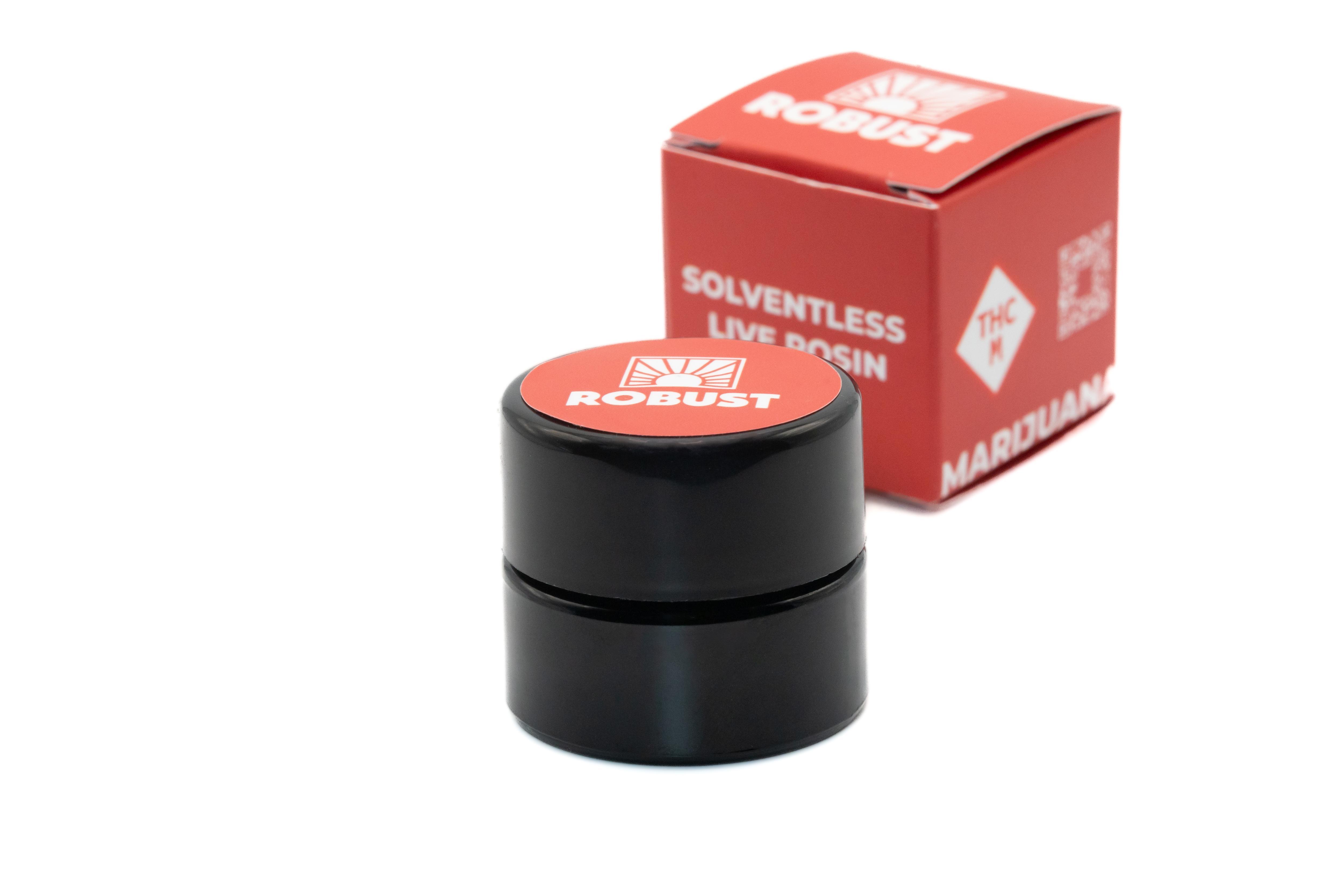 Photograph of product: Robust - Live Rosin - Gush Mints