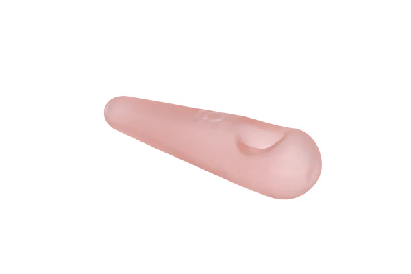 Photograph of product: ONGROK - Teardrop Frosted Spoon Pipe - Pink