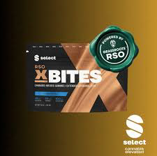 Photograph of product: Select 10mg Blueberry Pie RSO X-Bites - 100mg