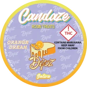 Photograph of product: Candaze Live Rosin "Dipz"-  Orange Dream (Hybrid)