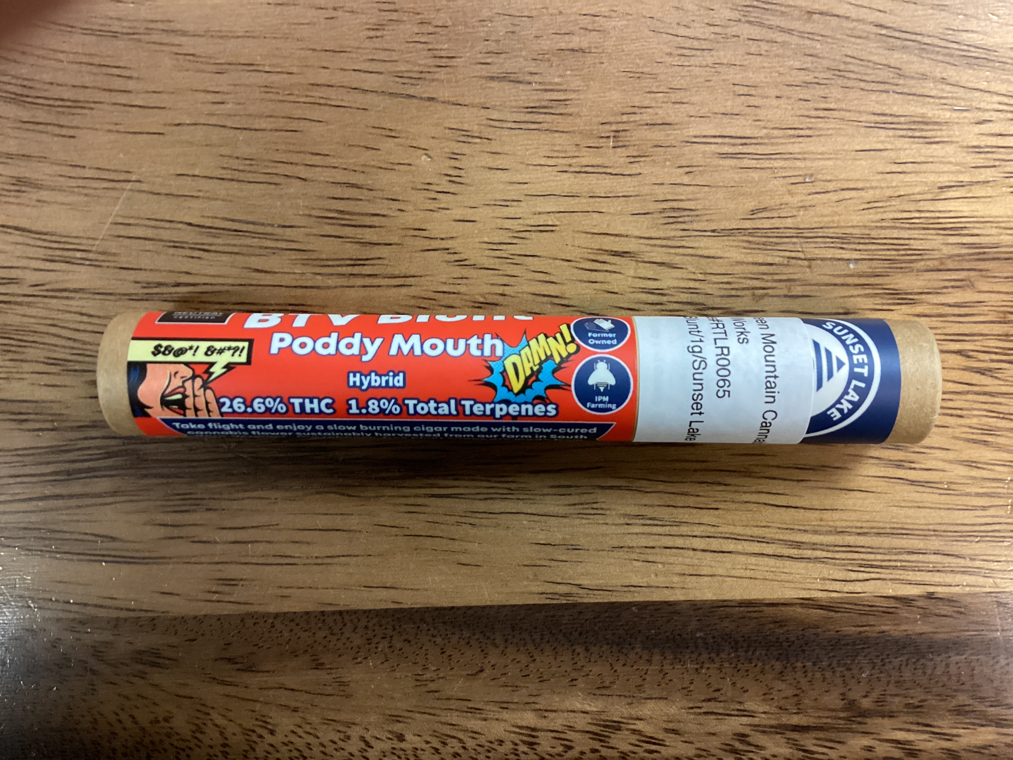 Photograph of product: Poddy Mouth Blunt - SLC