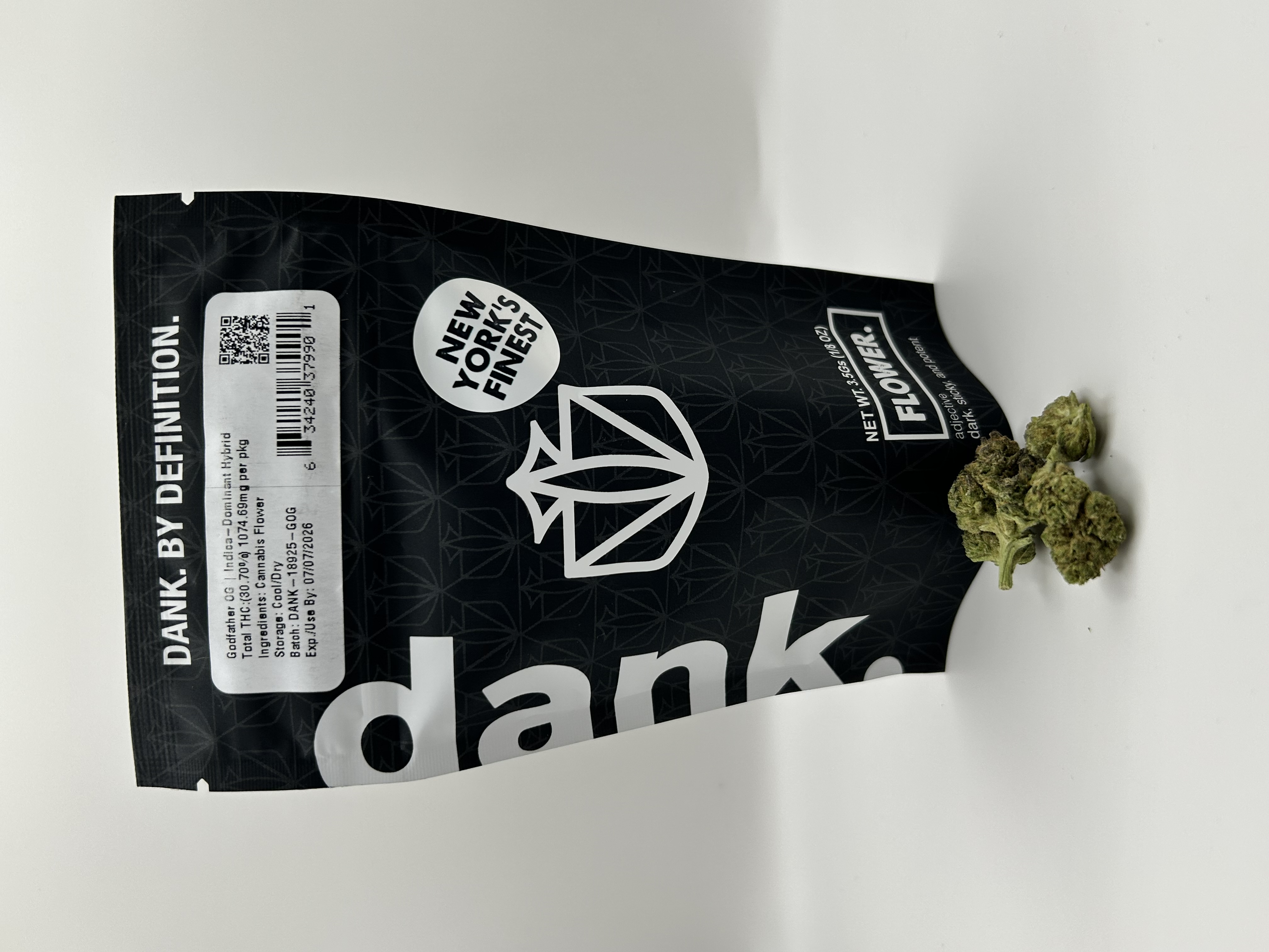 Photograph of product: Dank | Godfather OG | 3.5g