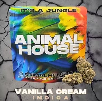 Photograph of product: Animal House | Vanilla Cream Small Flower 5g | Oui'd