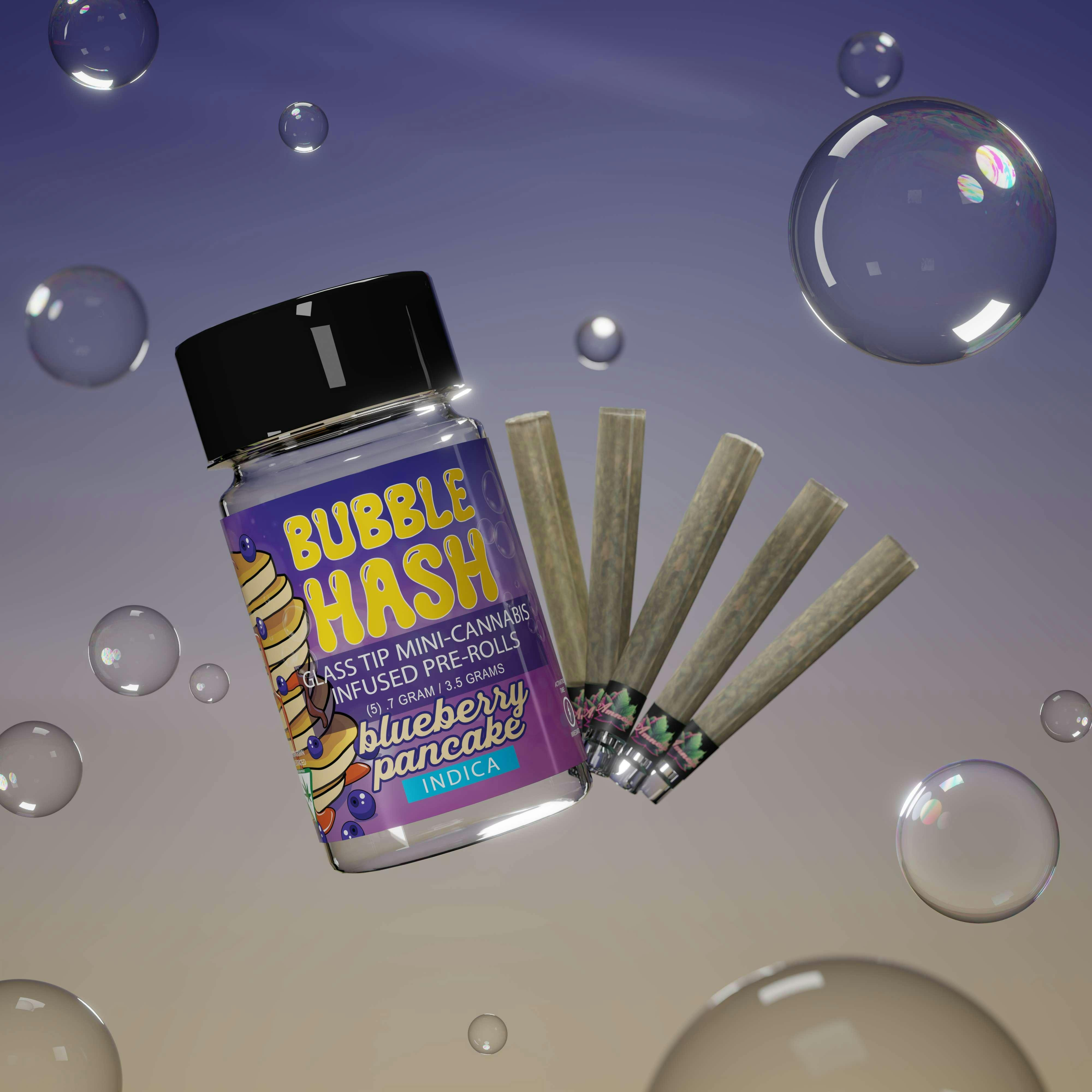 Photograph of product: Blueberry Pancakes |Bubble au chocolat| Infused | Glass Tip |  5pk