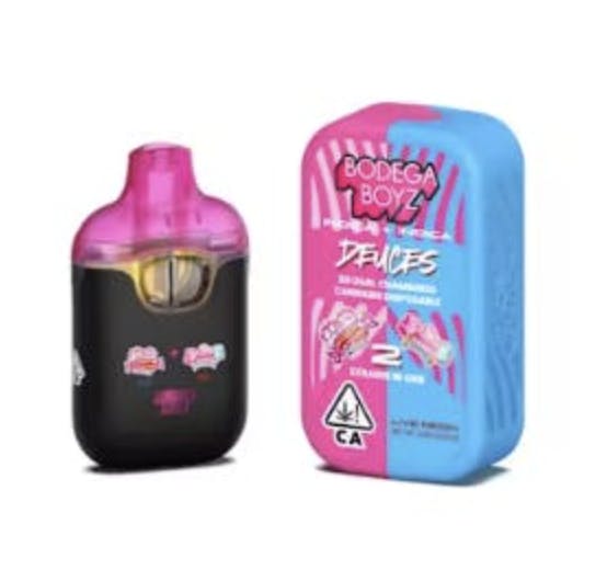 Photograph of product: Bubble Gum Gelato x Spun Sugar 1g AIO Dual Chamber - 