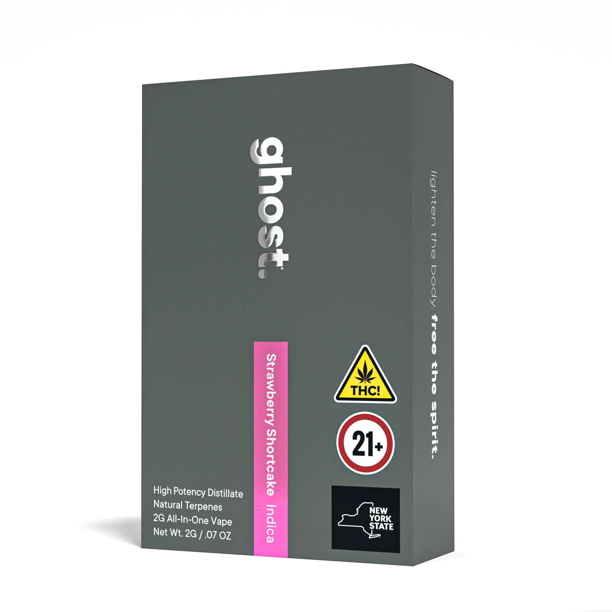 Photograph of product: Ghost Strawberry Shortcake | Vape
