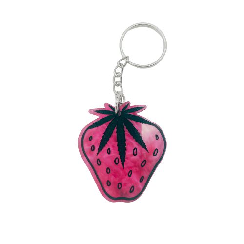 Photograph of Product: Strawberry Kush Keychain