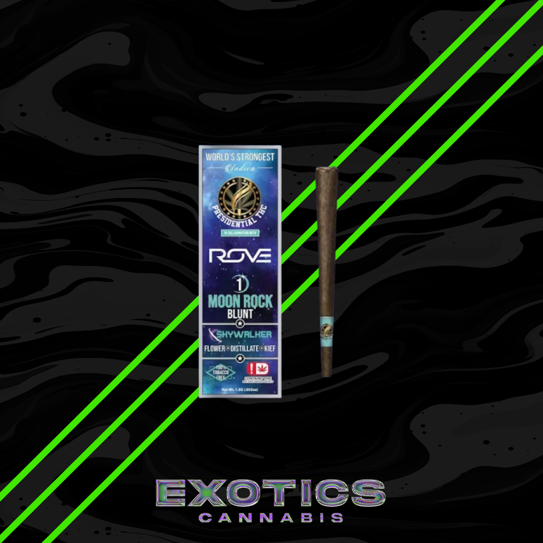 Photograph of product: Presidential - Sky Walker Moon Rock Infused Blunt (2/$30)