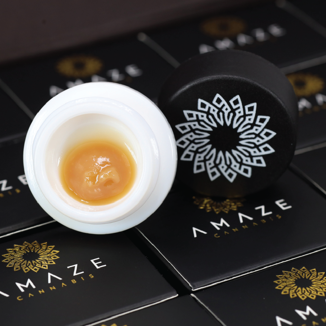 Photograph of Product: Amaze: Live Resin Concentrate | Triple Burger | Badder | 1g