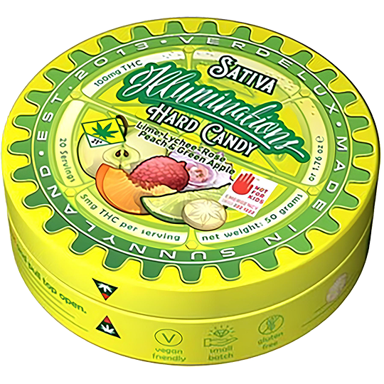 Photograph of product: Illuminations Mixed Fruit Hard Candy 20-Pack Oui'd Edibles Verdelux | 100mg