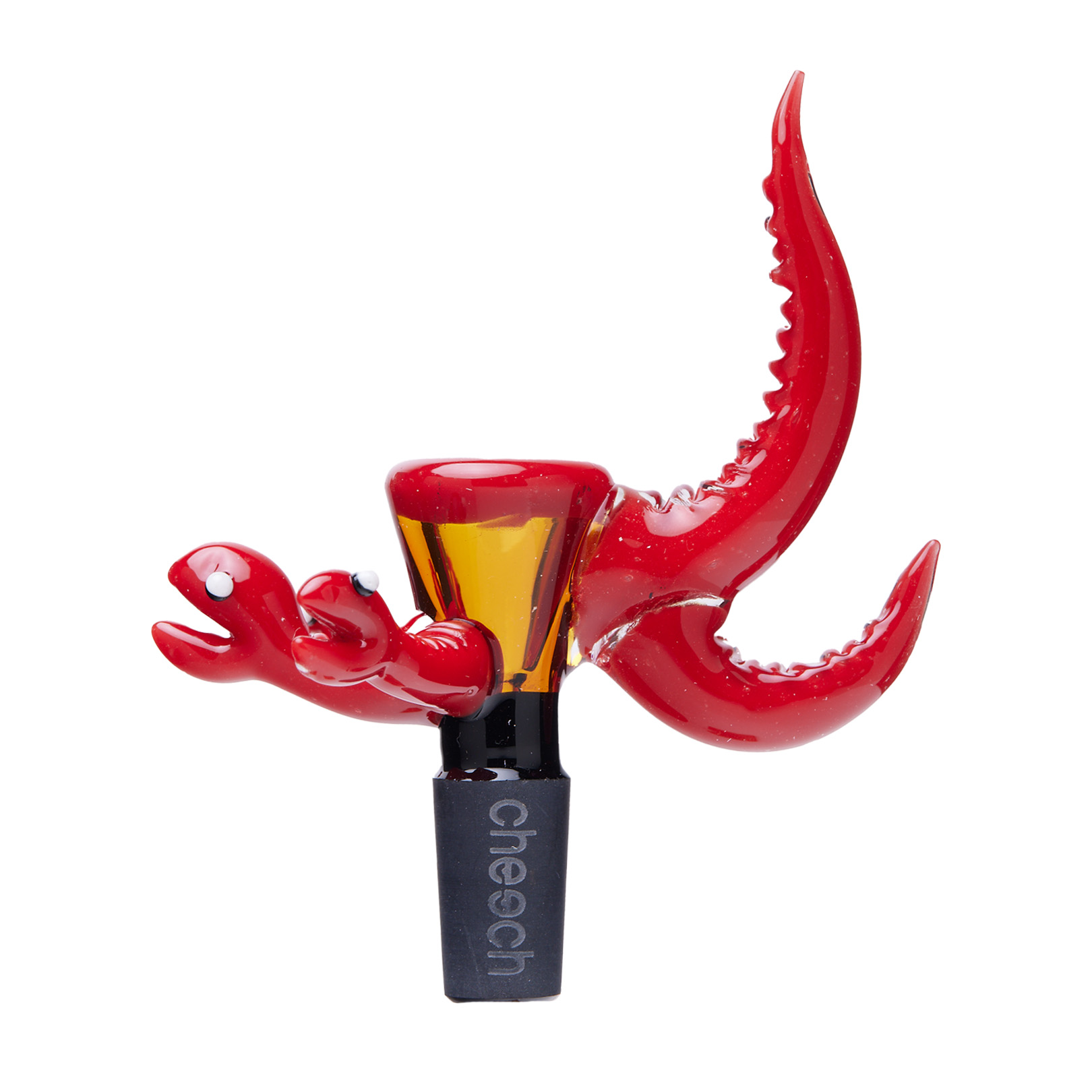 Photograph of product: Cheech | Three Headed Salamander Bowl | Red