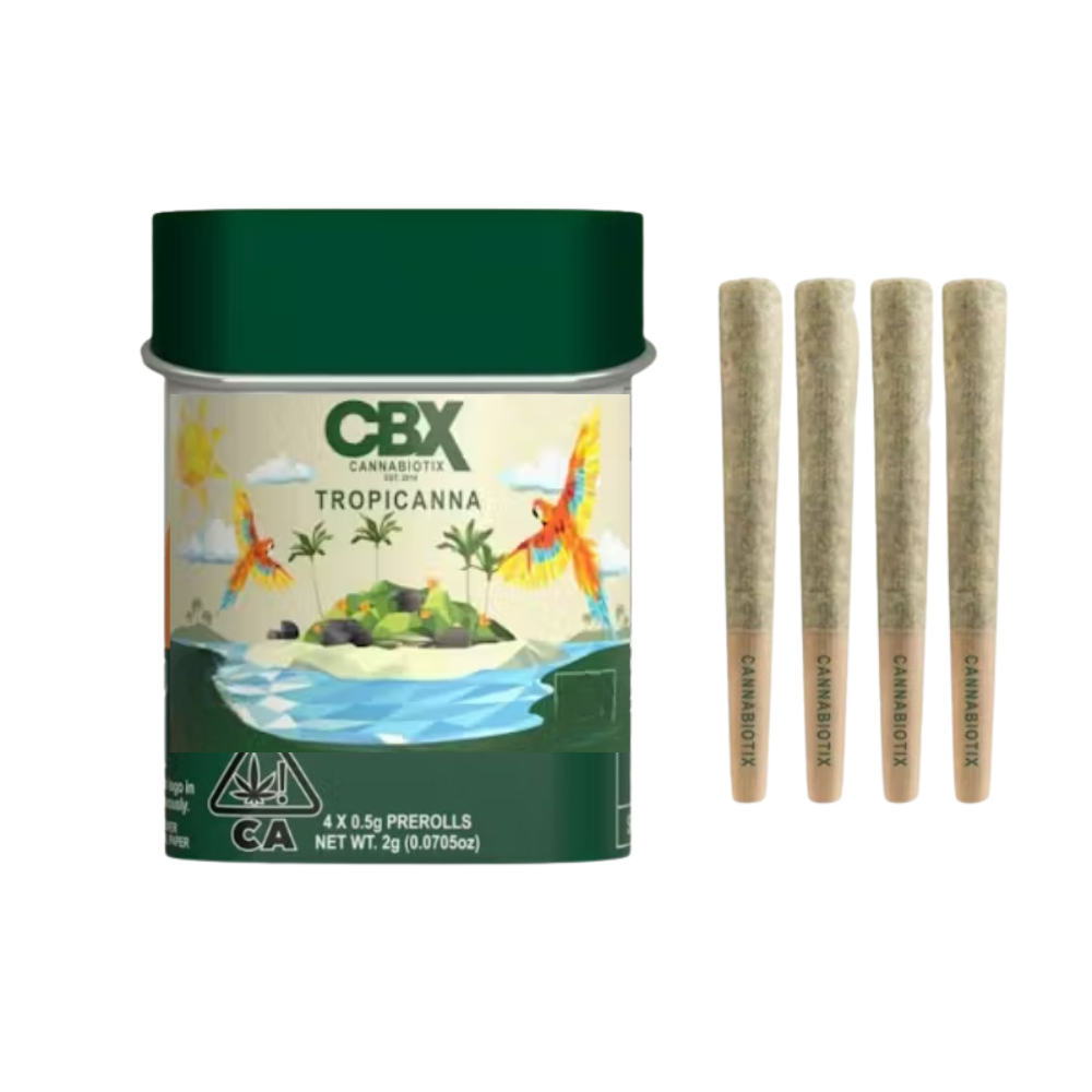 Photograph of product: TROPICANNA - 0.5G (4PK) - CANNABIOTIX
