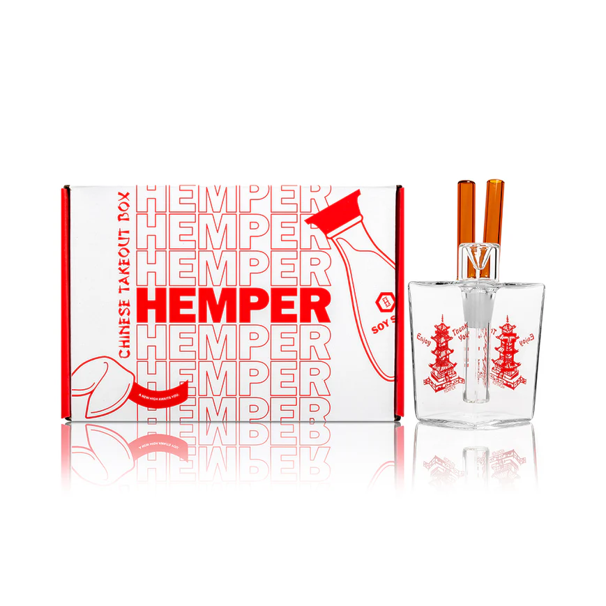Photograph of product: Hemper | Chinese Takeout Bong | 6"