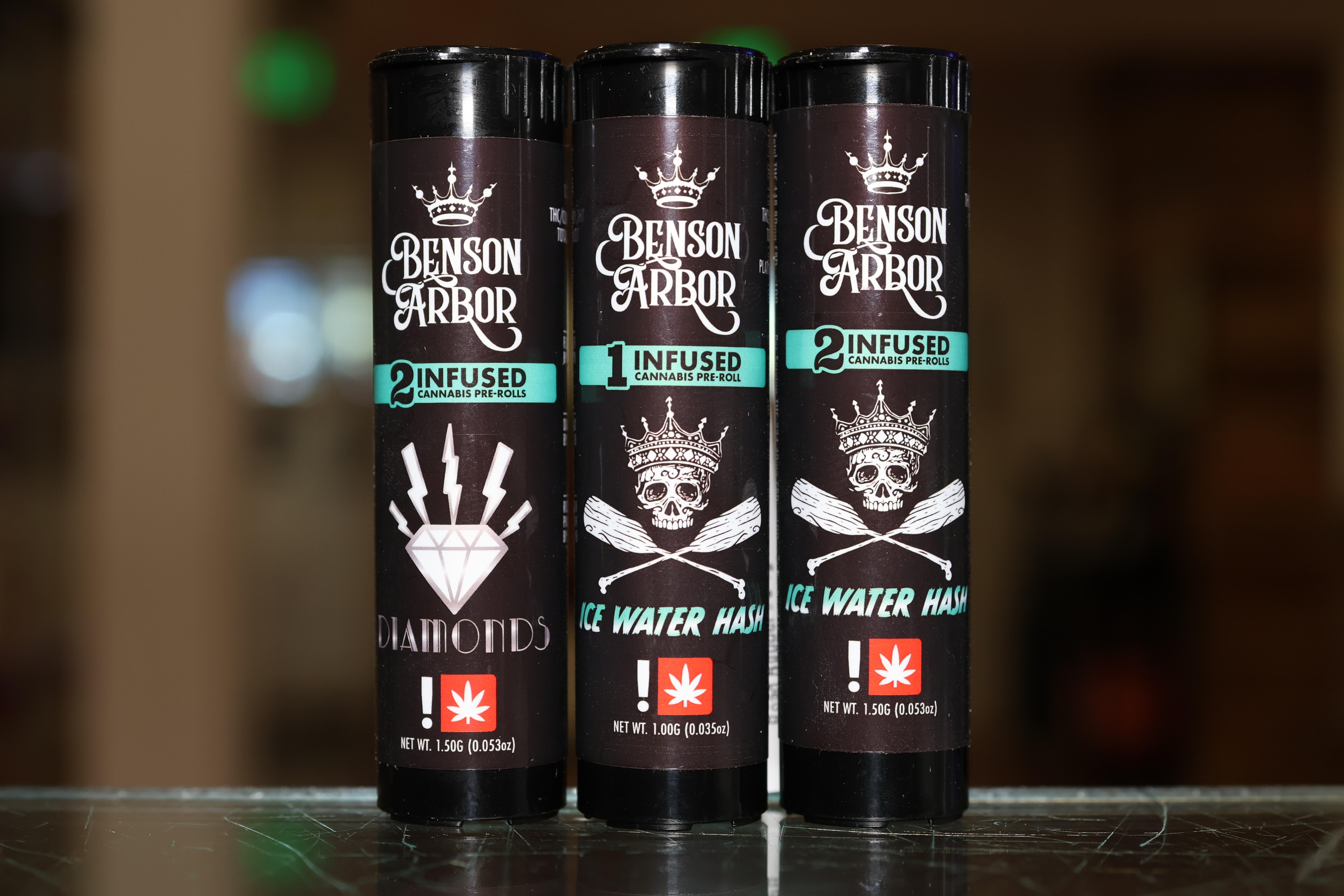 Photograph of product: Road Rubber #5 au chocolat Infused Joints (Benson Arbor)