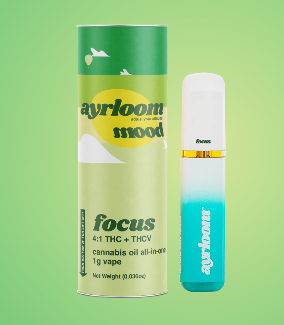 Photograph of Product: Ayrloom AU | Vape 1g AIO | Mood: Focus