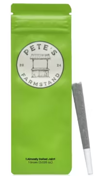Photograph of product: Pete's Farmstand - Apples & Bananas Pre-Roll 1g