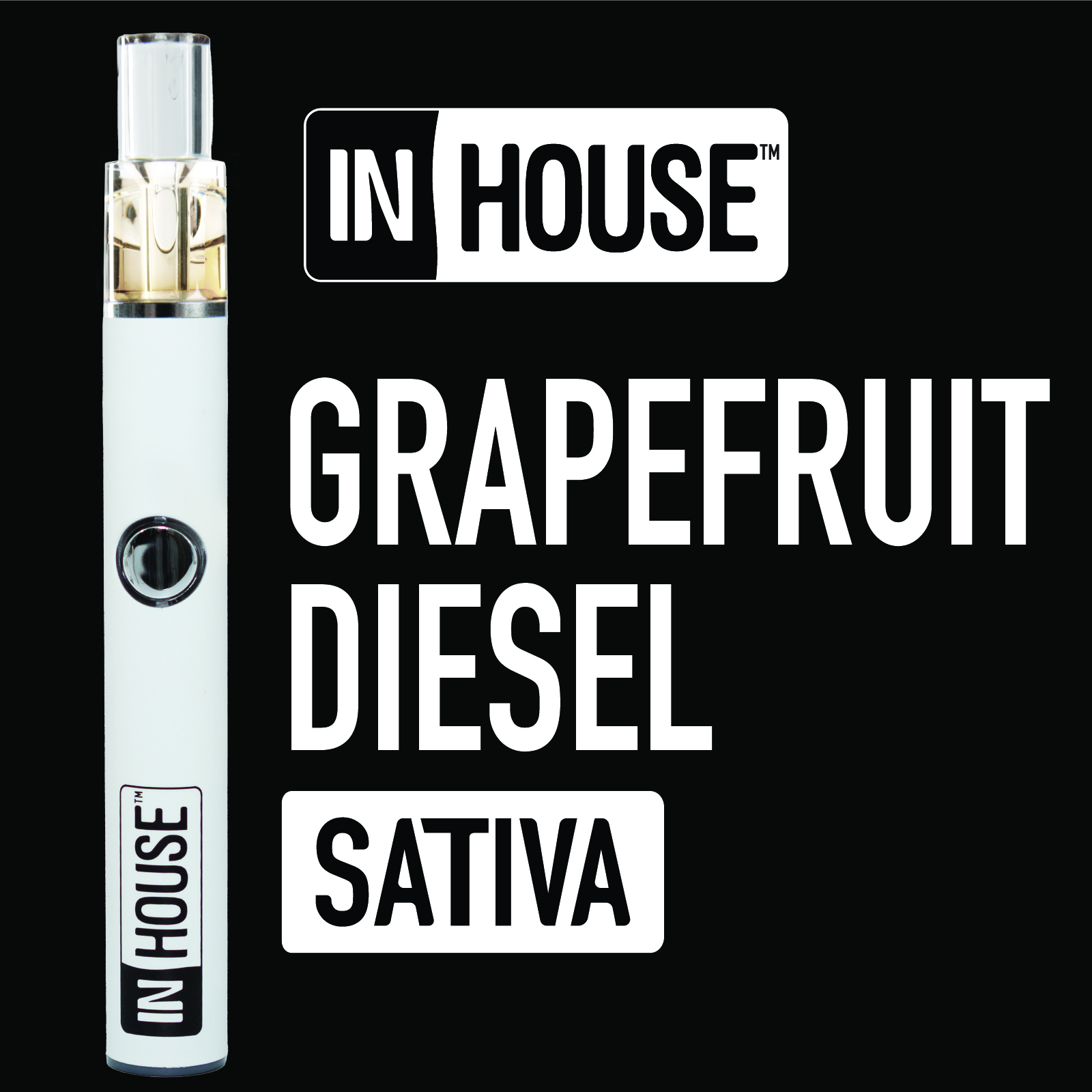 Photograph of product: Grapefruit Diesel | 1g | Disposable Vape | In House