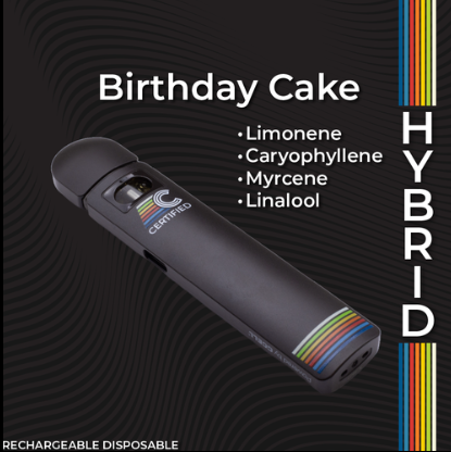 Photograph of product: Birthday Cake Disposable Vape