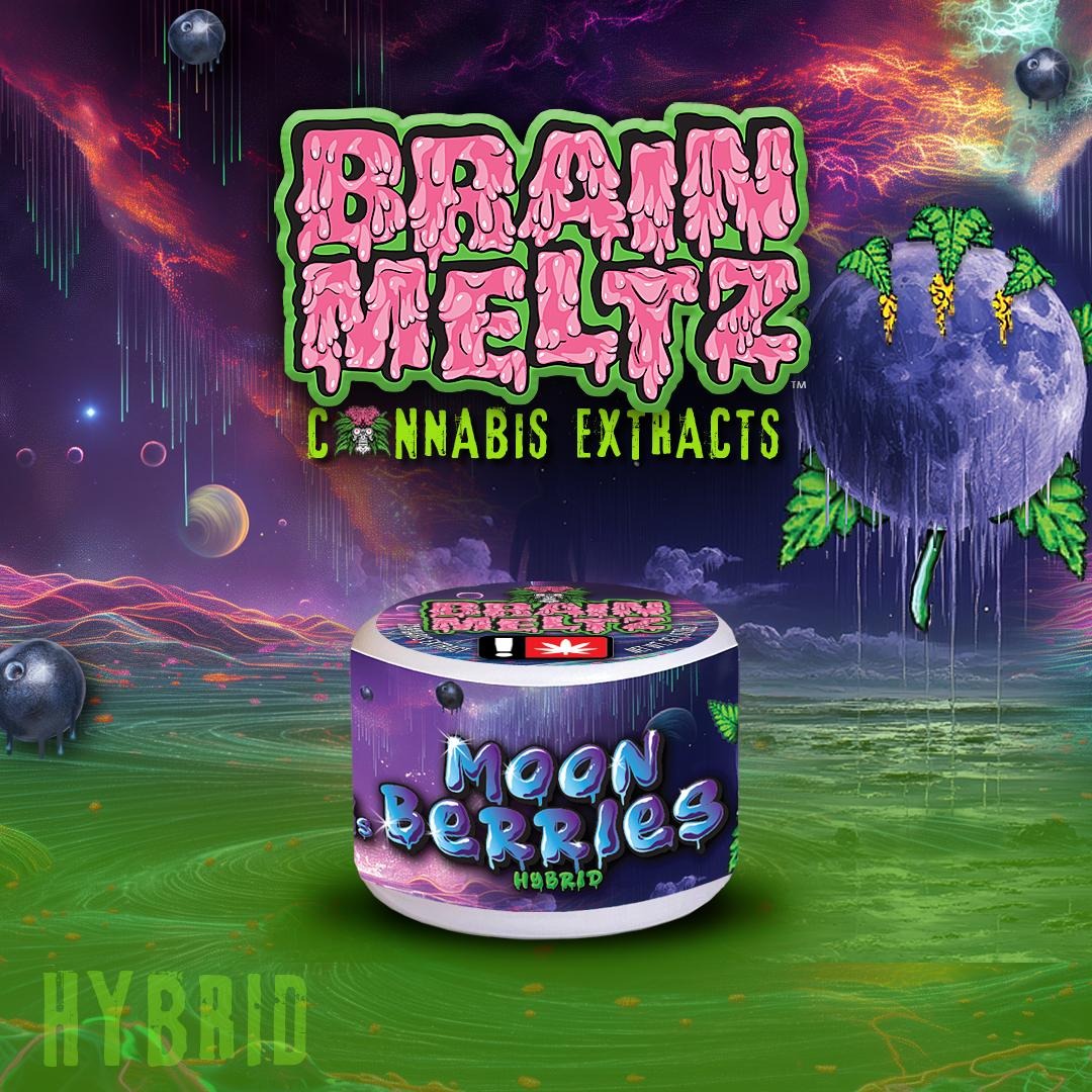 Photograph of product: BRAINMELTZ > Live Resin Extracts 2g > Hybrid > MoonBerries