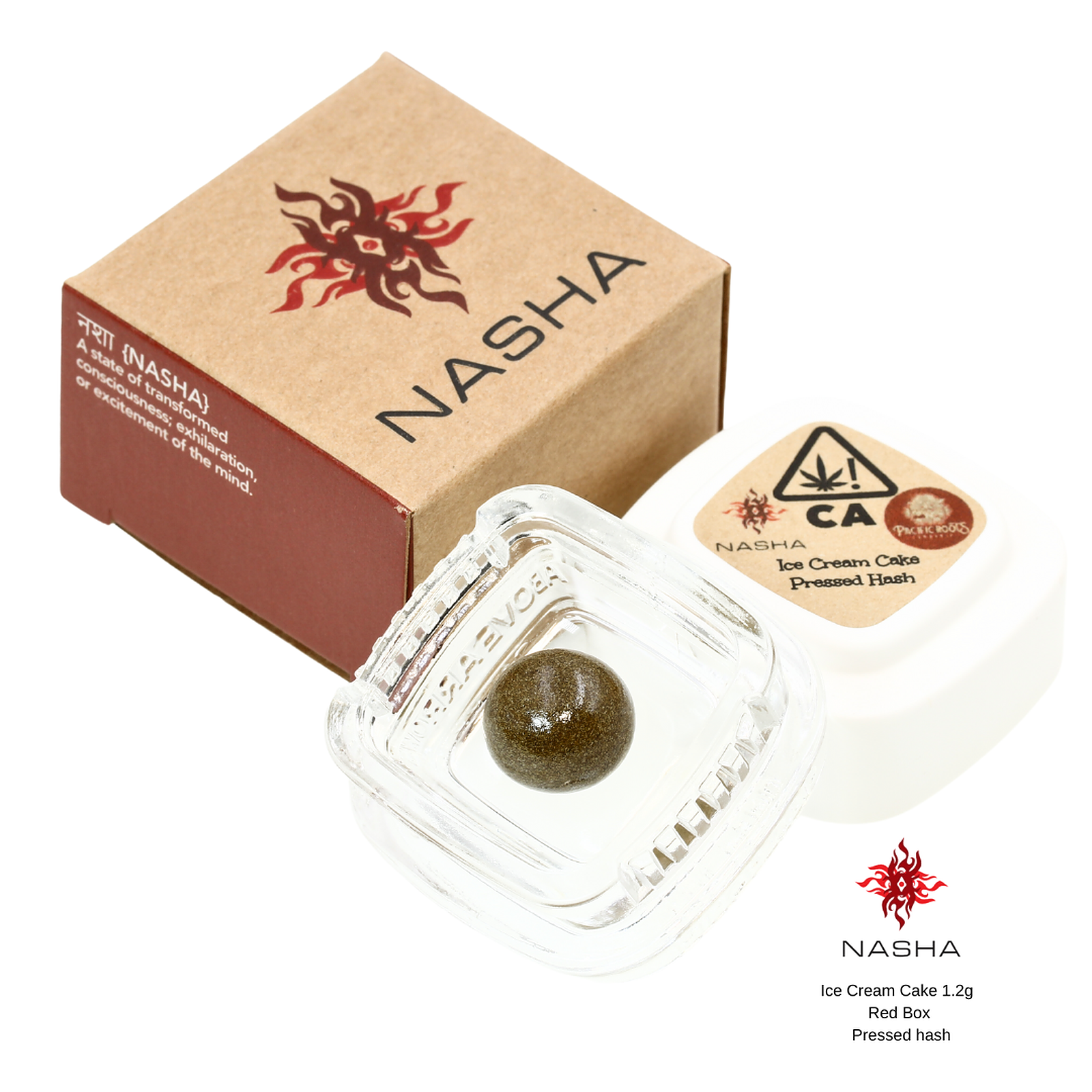 Photograph of product: Nasha: Upgraded Kush Pressed au chocolat 1.2g