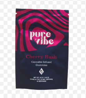 Photograph of product: Cherry Rush | Gummies | 10pc x 10mg