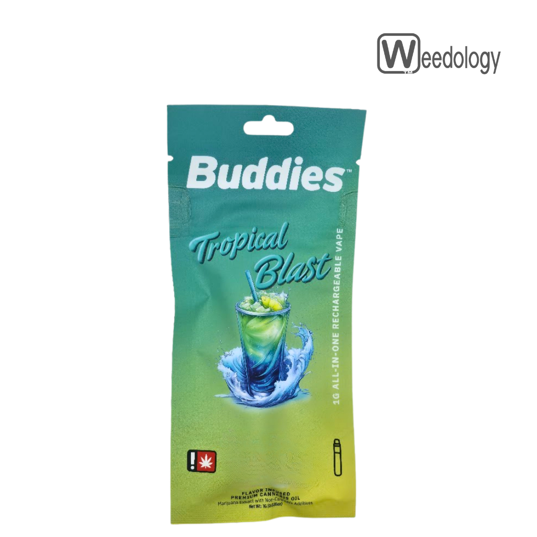 Photograph of product: Buddies 1g TROPICAL BLAST FLAV-DST AIO