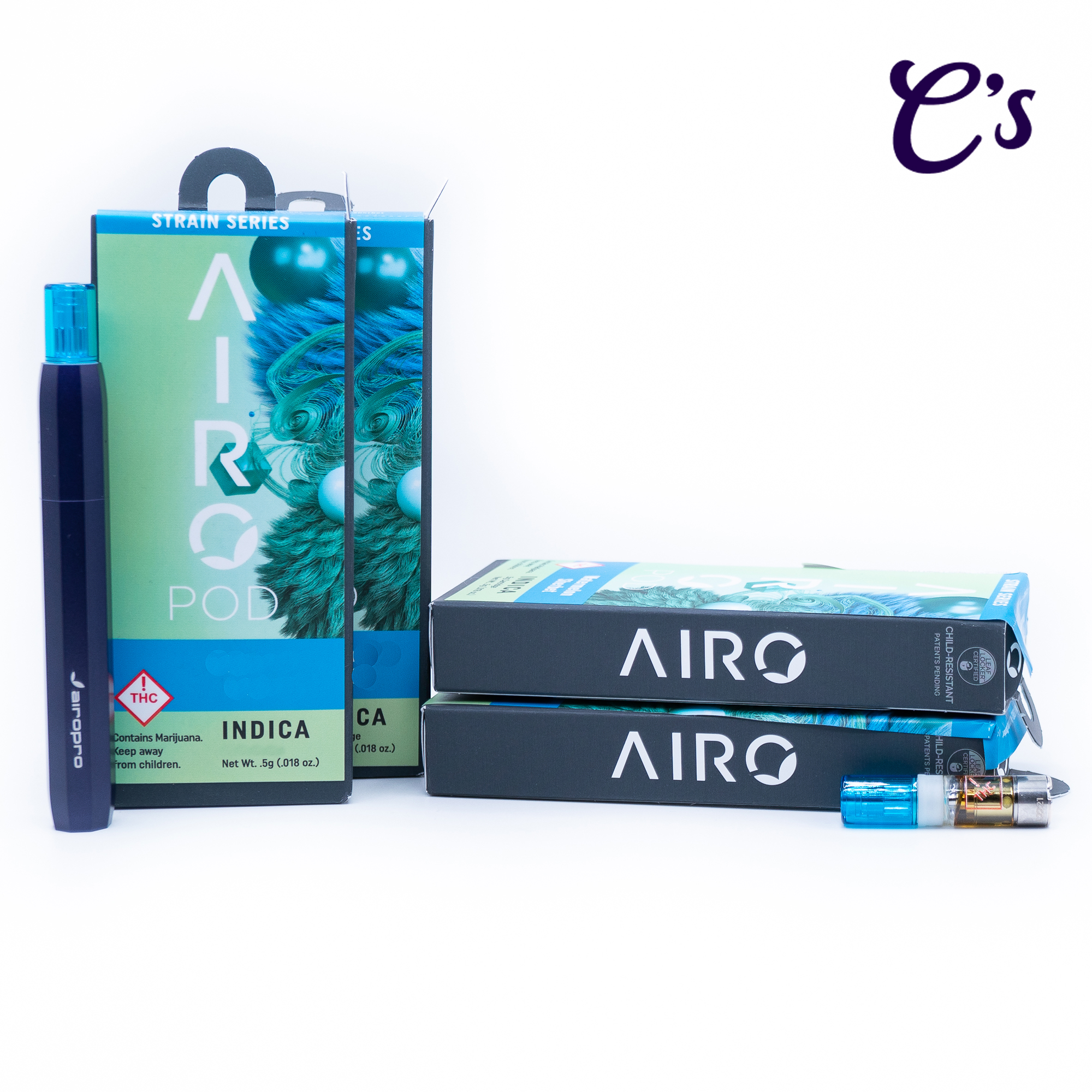 Photograph of product: Airo Vapor | Strain Series Cart (I) Grandaddy Forbidden Punch 1g