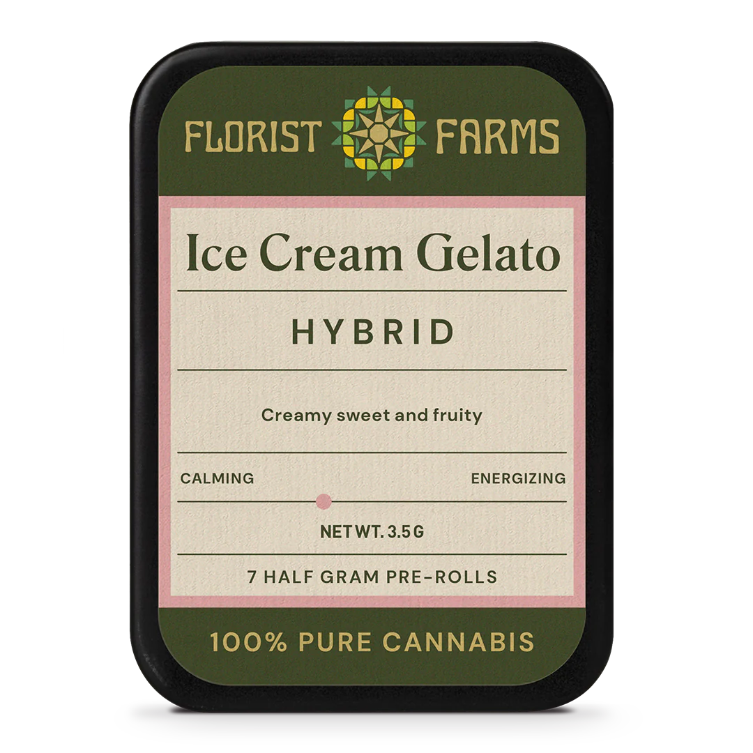 Photograph of product: 5-pack Live Resin Infused Pre-Rolls - Ice Cream Gelato