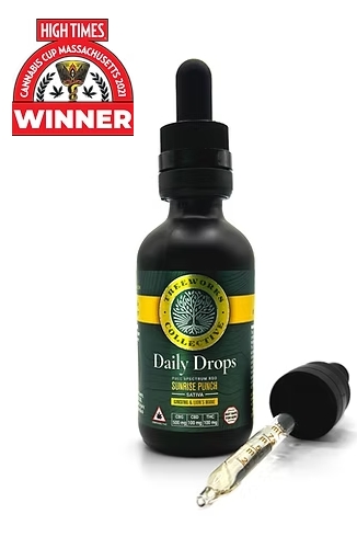 Photograph of Product: Treeworks 1:5:1 Daily Drops 100mg (THC:CBD:CBG)