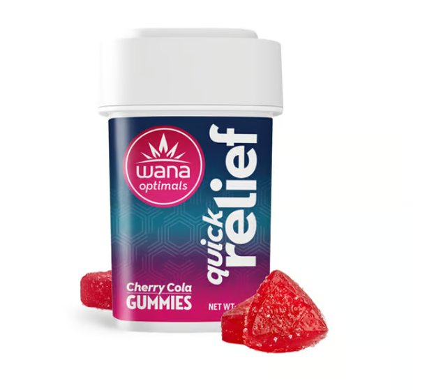 Photograph of product: Quick Relief Cherry Cola Gummy 50mg 10pk