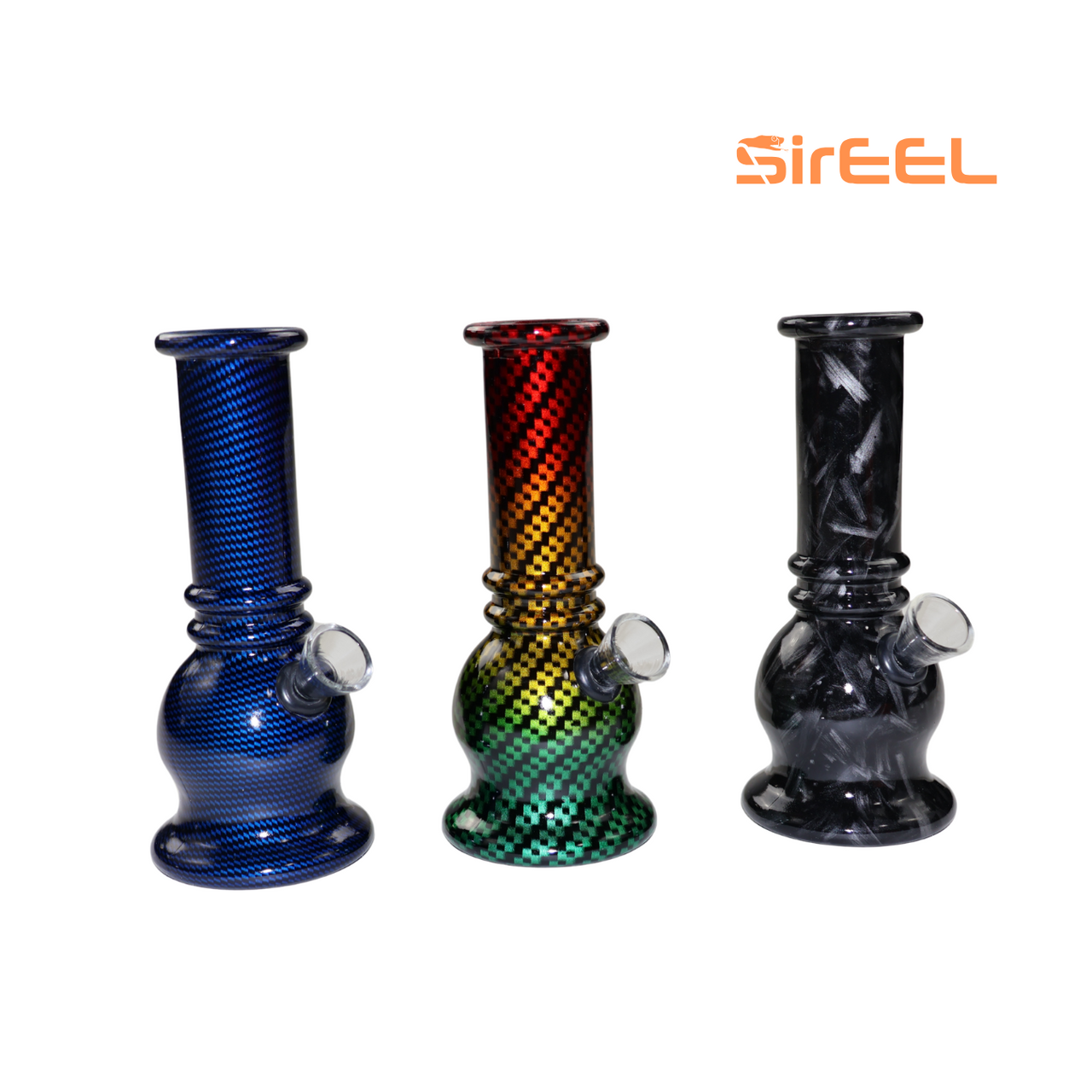 Photograph of product: SirEEL | Bong | 6" Round Basin | Assorted Colors