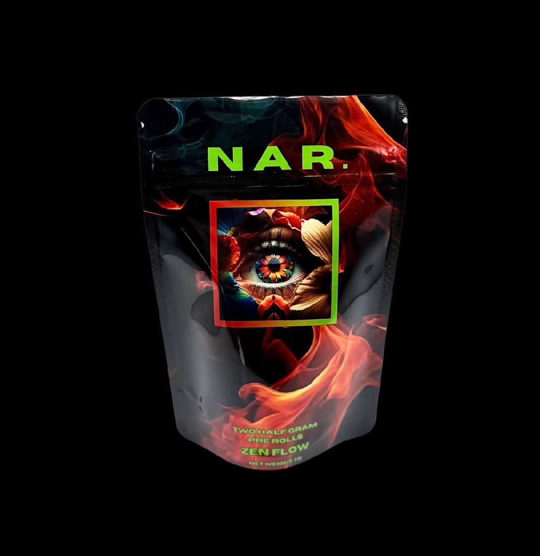 Photograph of product: NAR | White Grape Gas | 2 pack Pre-Rolls | .5g