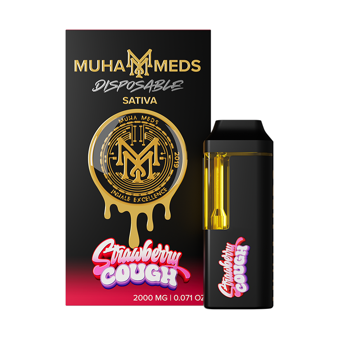 Photograph of product: 2g | Strawberry Cough | Disposable Vape