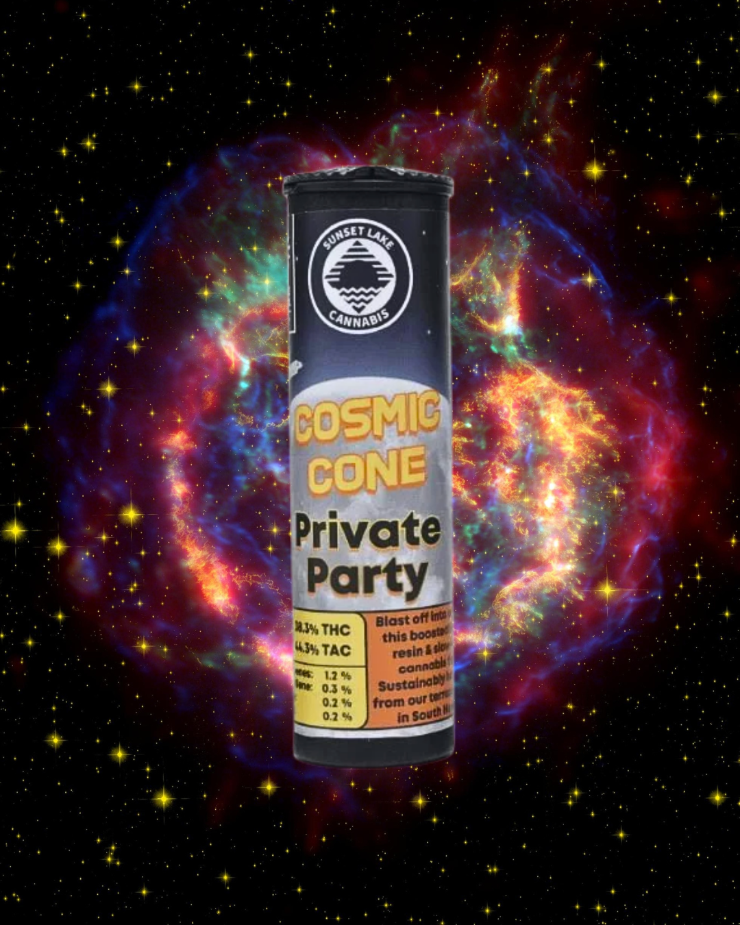 Photograph of product: Cosmic Cone - Private Party 1g