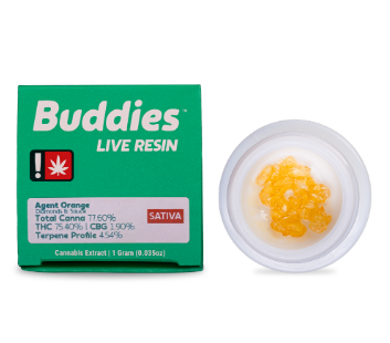Photograph of product: Buddies Panama Spice  Live Resin Terp Sugar-2g