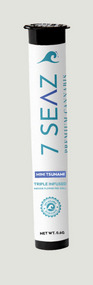 Photograph of product: Lemon Tree Mini Tsunami single Pre roll | Hybrid | 7 Seaz