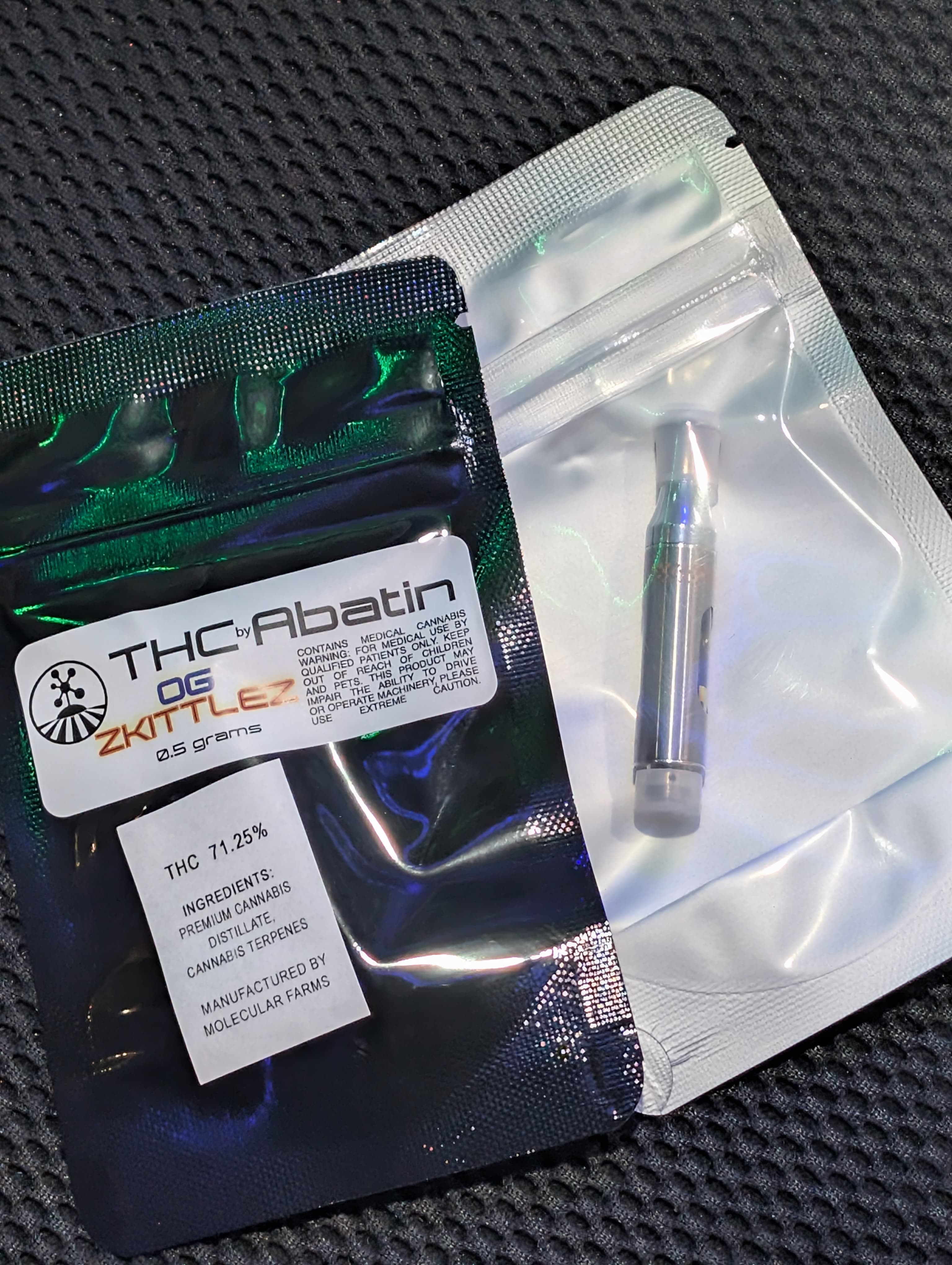 Photograph of product: OG Zkittlez - Cartridge