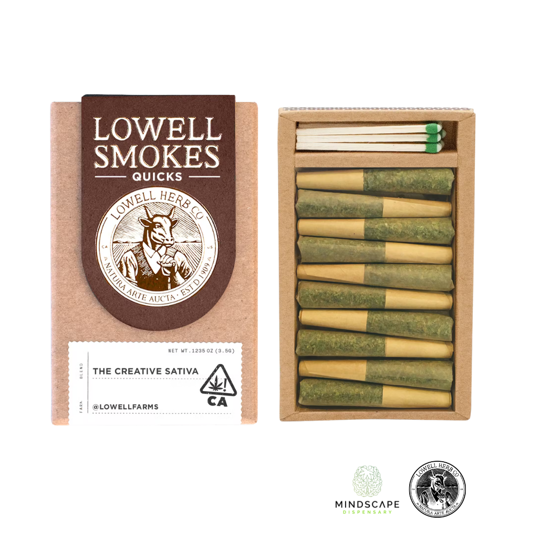Photograph of product: Lowell Smokes Quicks 10pk Oui'd