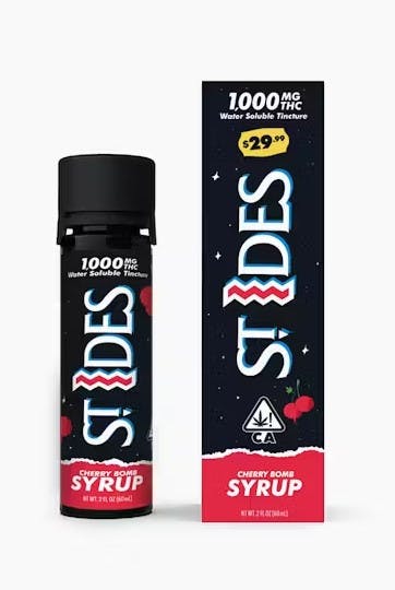 Photograph of product: Cherry Bomb 1000mg 2oz Syrup - 