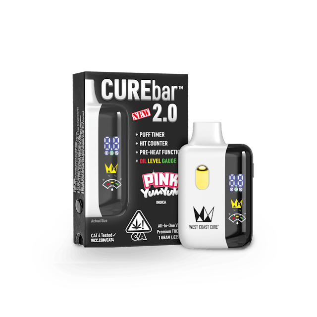 Photograph of product: Pink Yum Yum | 1g AIO CUREbar 2.0 - 