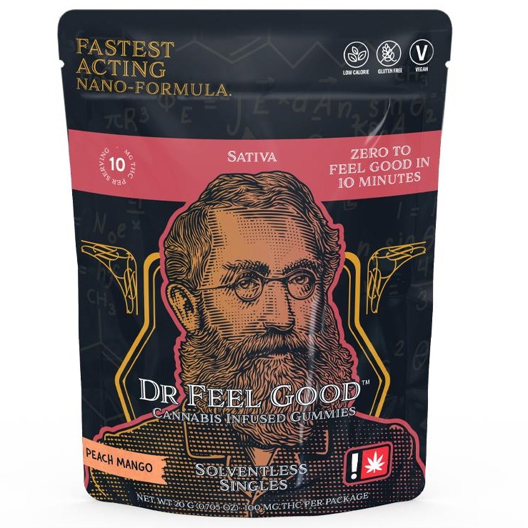 Photograph of Product: Dr Feel Good  Single 100mg  Hash Rosin  Hybrid