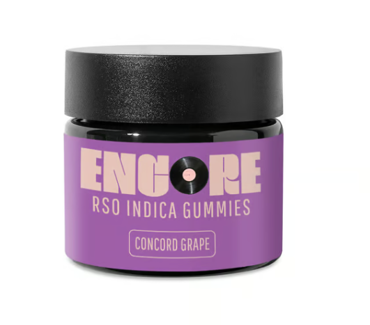 Photograph of product: Encore - Gummies - RSO Concord Grape - 10ct (100mg)