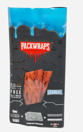 Photograph of product: Packwraps x Twisted Hemp Wraps 2pk with Glass Tip | Natural