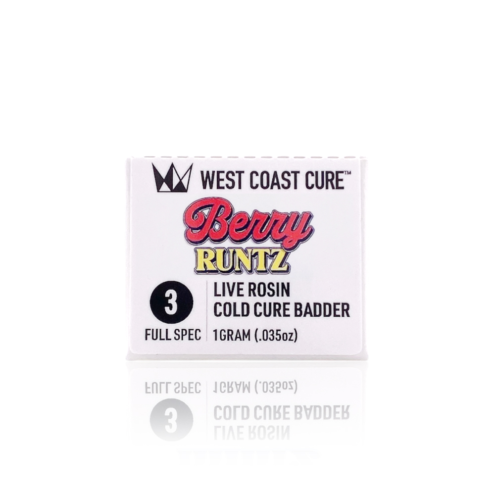 Photograph of product: Concentrate - Berry Runtz -Tier 3 - Cold Cure Badder - 1G