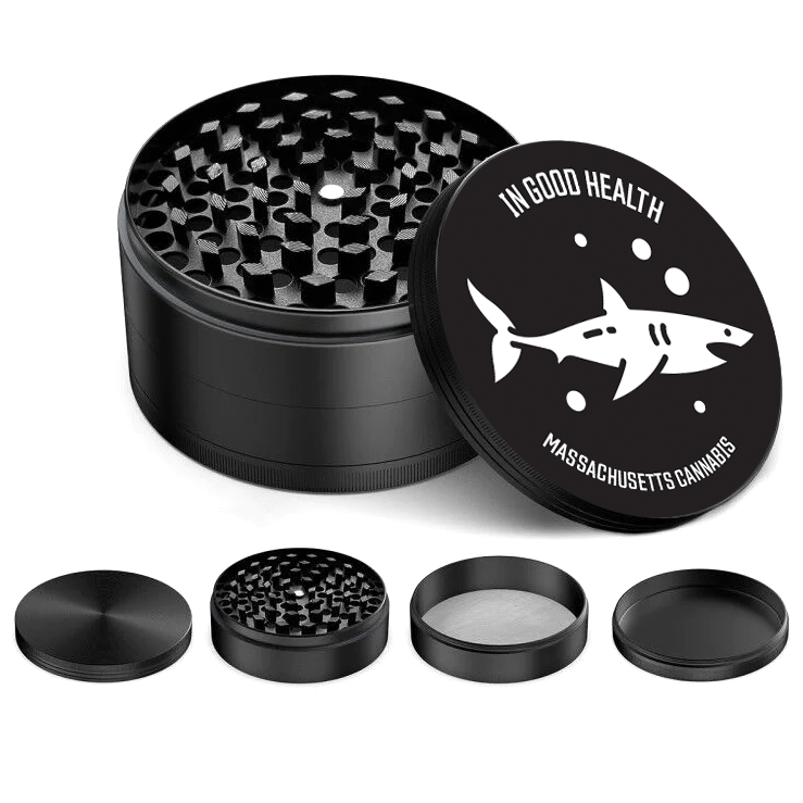 Photograph of product: 1.5" IGH Black Aluminum Grinder