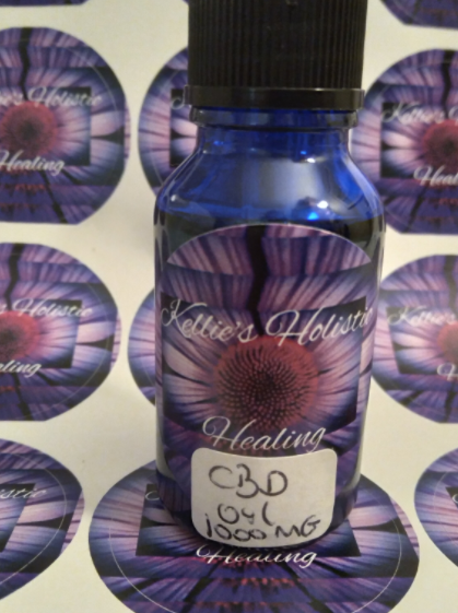 Photograph of product: Kellie's Holistic Healing CBD Oil w/ Reiki