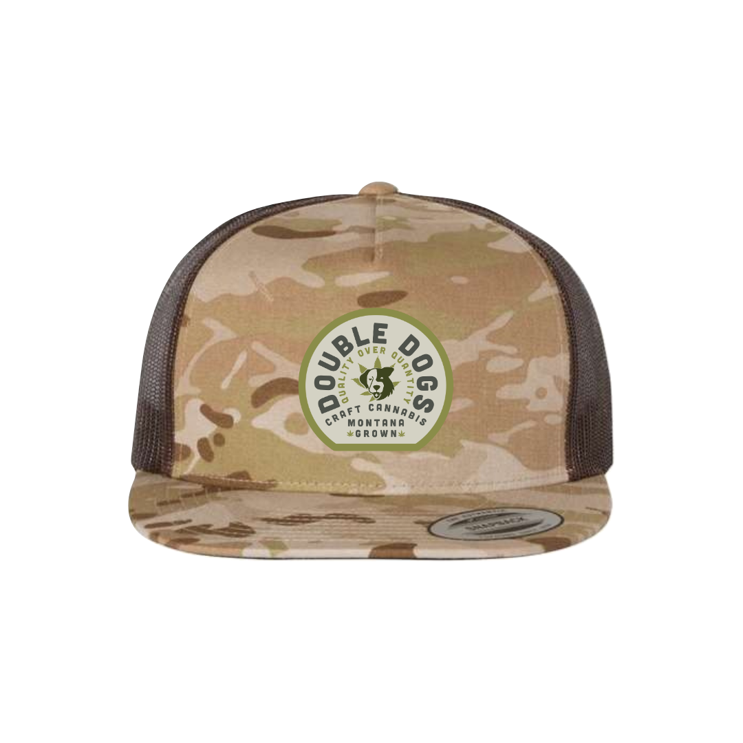 Photograph of product: Double Dogs Camo Snapback